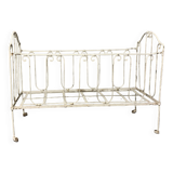 Ancien lit banquette fer forgé vintage