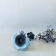 Iron flower candle holder