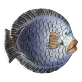Coupelle en barbotine, forme poisson