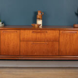 Retro Teak 1960s Meredew Mid Century Sideboard On Hairpin Legs