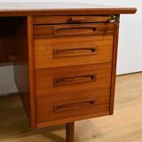 ORDO Mahogany Executive Desk – 1960