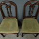 Pair of Mahogany Chairs, Restoration Period – 1st part of the 19th century