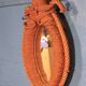 1950s rope wall mirror