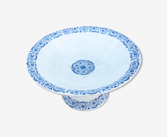Compotier ancien porcelaine Gien modele Biarritz
