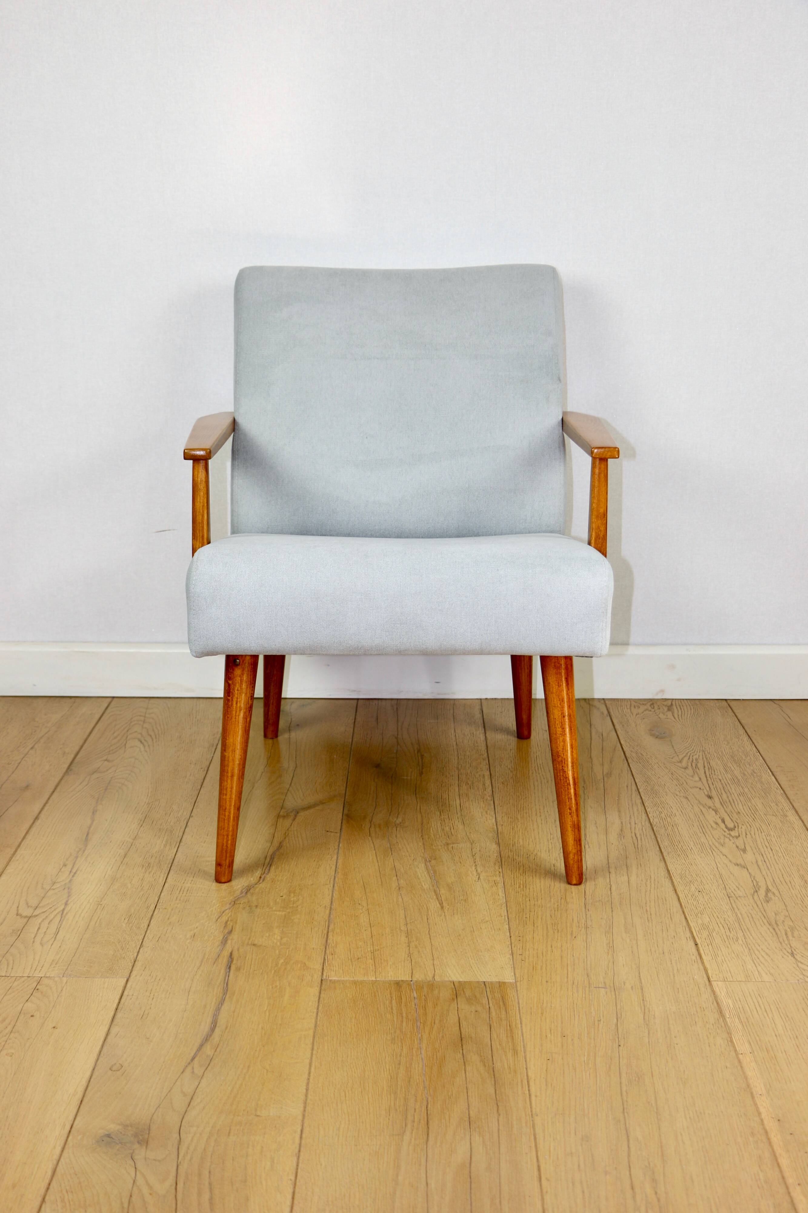 Vintage armchair with armrests Loft - blue sky