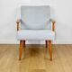Vintage armchair with armrests Loft - blue sky