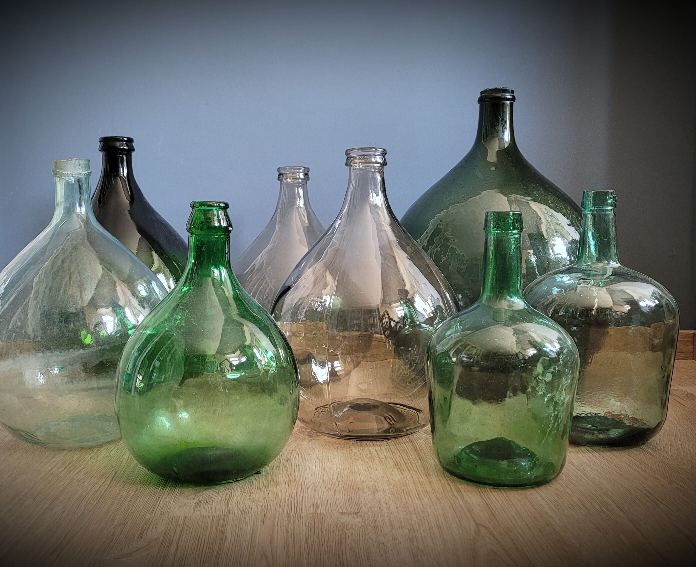 Demijohn 10l bluish