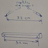 Art Deco 3-drawer filing cabinet