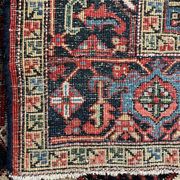Ancient Heriz Carpet – Cobalt Blue & Indigo – 330 x 218 cm