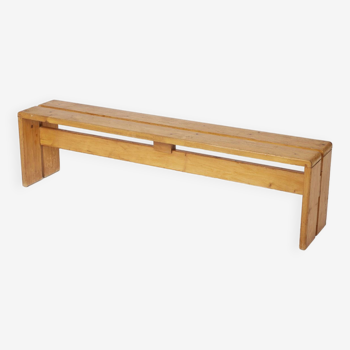 Banc en bois Charlotte Perriand