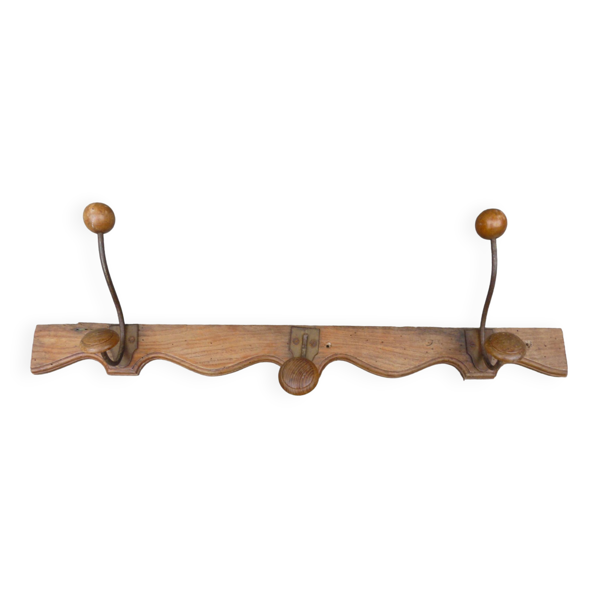 Old wall coat rack
