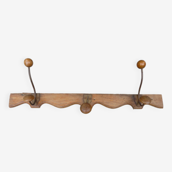 Old wall coat rack