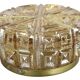 NOS New Old Stock vintage ceiling light glass