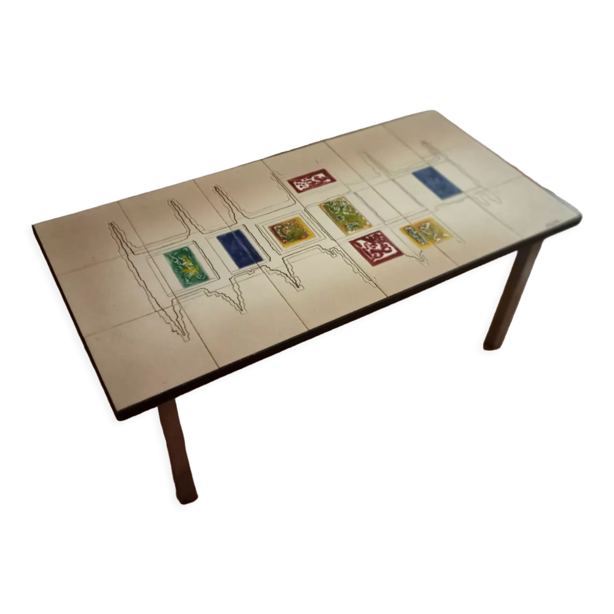 Ceramic coffee table