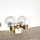 Antique brass wall lamp