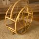 Porte revue vintage en rotin
