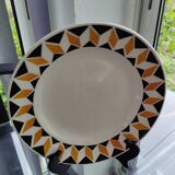 Old Sarreguemines plate, Chad decor
