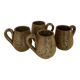 Lot de 4 mugs en grès