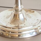 Old lamp rises and falls flame