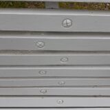 Old cast iron garden bench