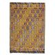 Vintage Turkish Oushak Handmade Wool & Cotton Yellow Area Rug 155x223