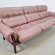Vintage Teak Leather Sofa from Coja, Netherlands, 1960s