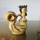 Ceramic candlestick "the rooster" from Périgourdine pottery, 1960