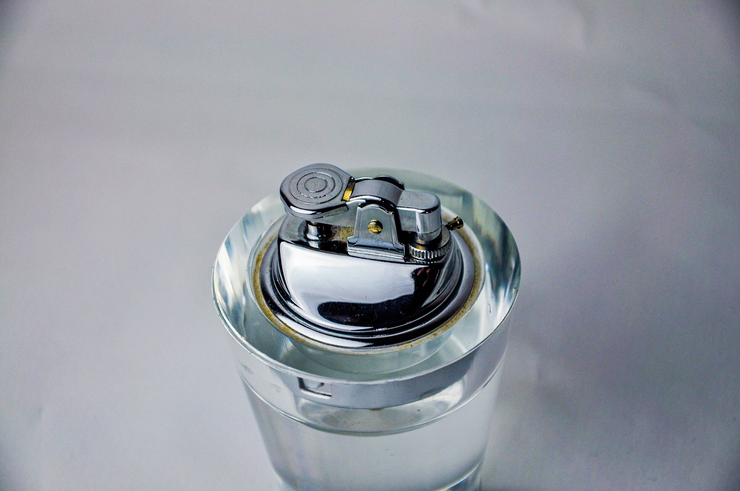 Sommerso Lighter by Seguso, Murano glass, Italy, 970