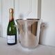 Elegant 1960s Art Deco silver-plated champagne bucket
