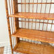 70's foldable bamboo shelf