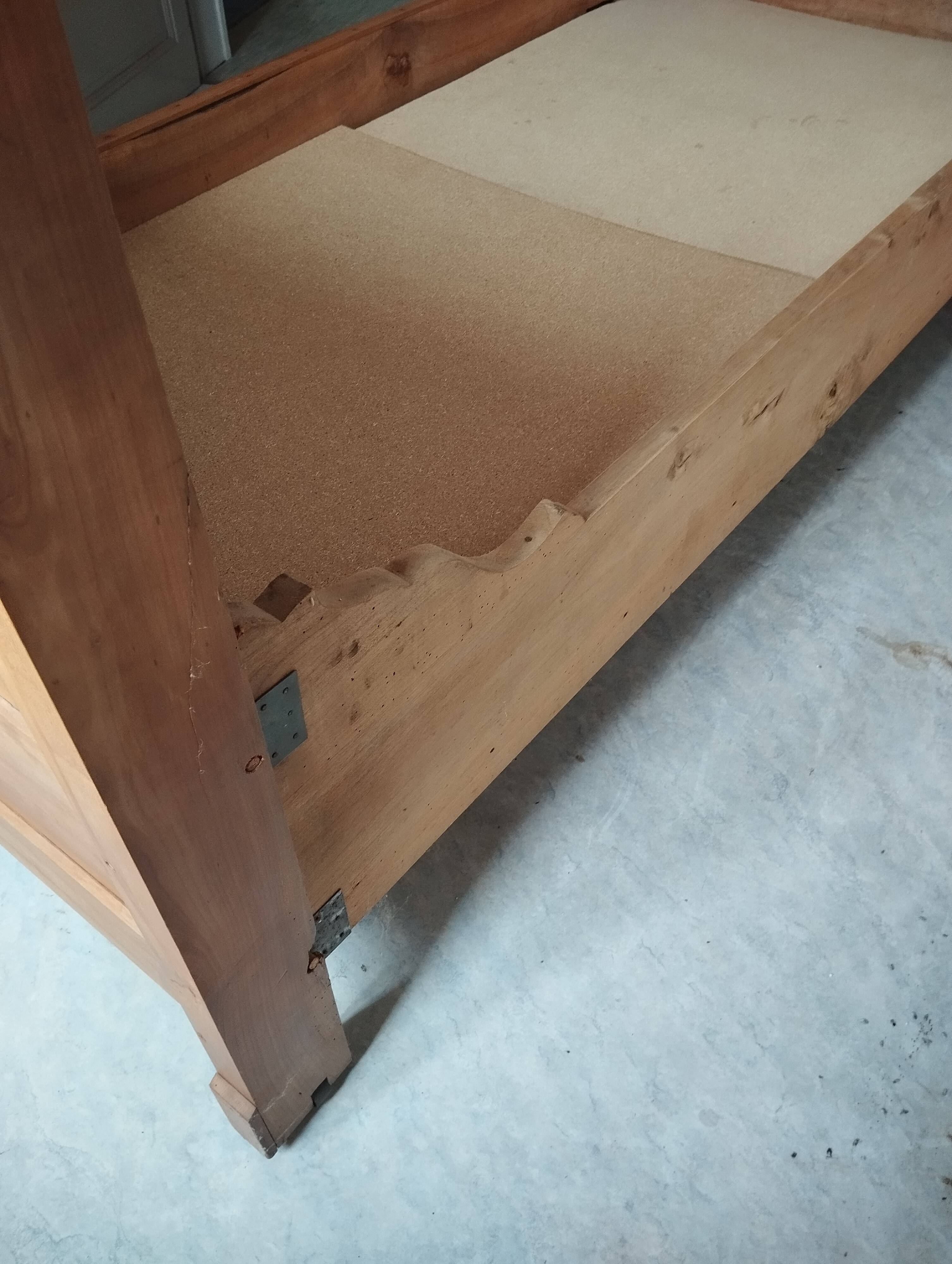 Solid wood boat bed
