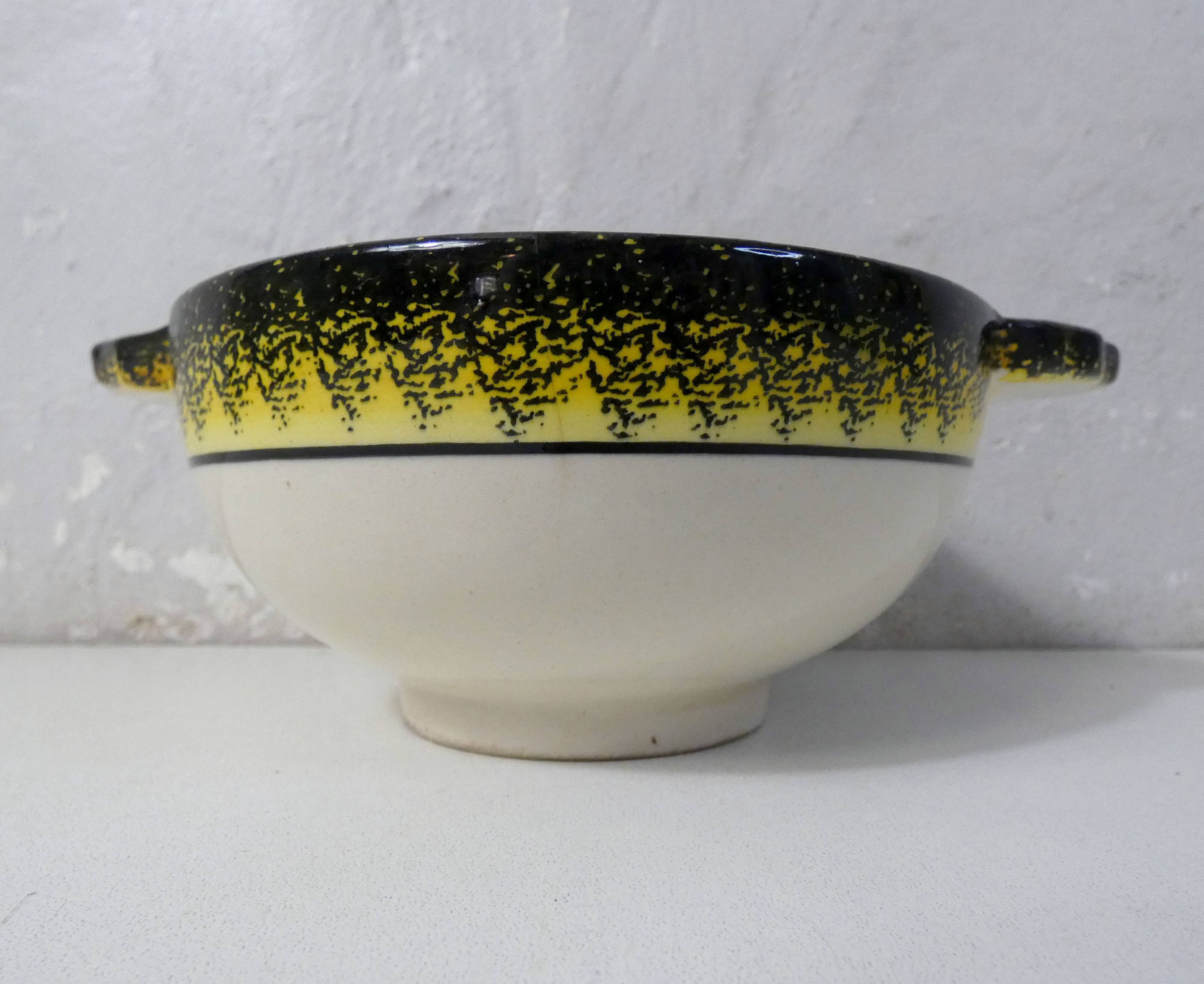 Henriot Quimper botanical bowl