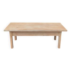 Table basse en hêtre - brut