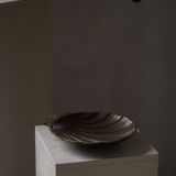 Danish Art Deco decorative shell bowl in bronze, 1930s–1940s.