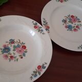 Set of 2 Scherzer flower plates