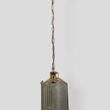 Italian glass brass pendant ceiling lamp