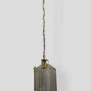 Italian glass brass pendant ceiling lamp