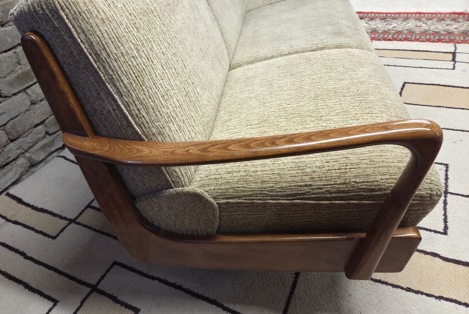 Scandinavian daybed canapé from the 1960s.