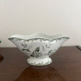 Sauceboat in earthenware Terre de Fer from St Amand and Hamage, Rosette model.