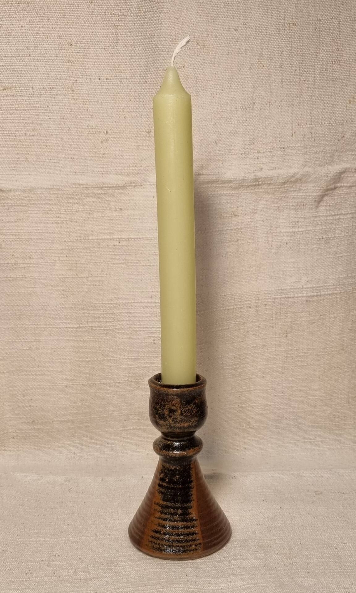 Stoneware candlestick