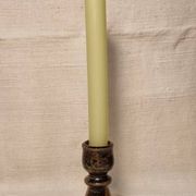 Stoneware candlestick