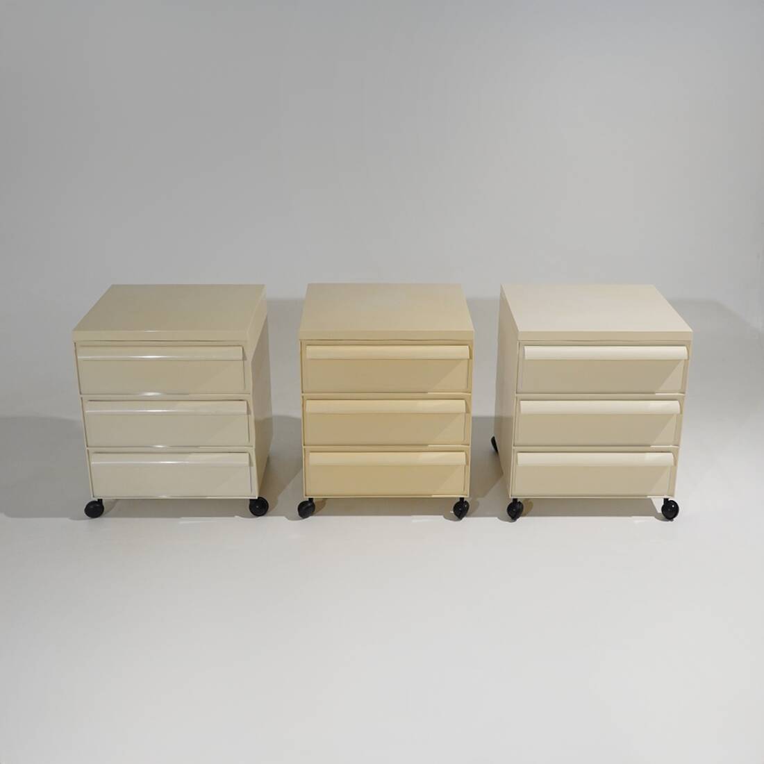 Modular chest of drawers, bed side table by Simon Fussell for Kartell, 1970