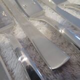 6 fish cutlery sets 12p silver plated metal goldsmith Christofle Concorde