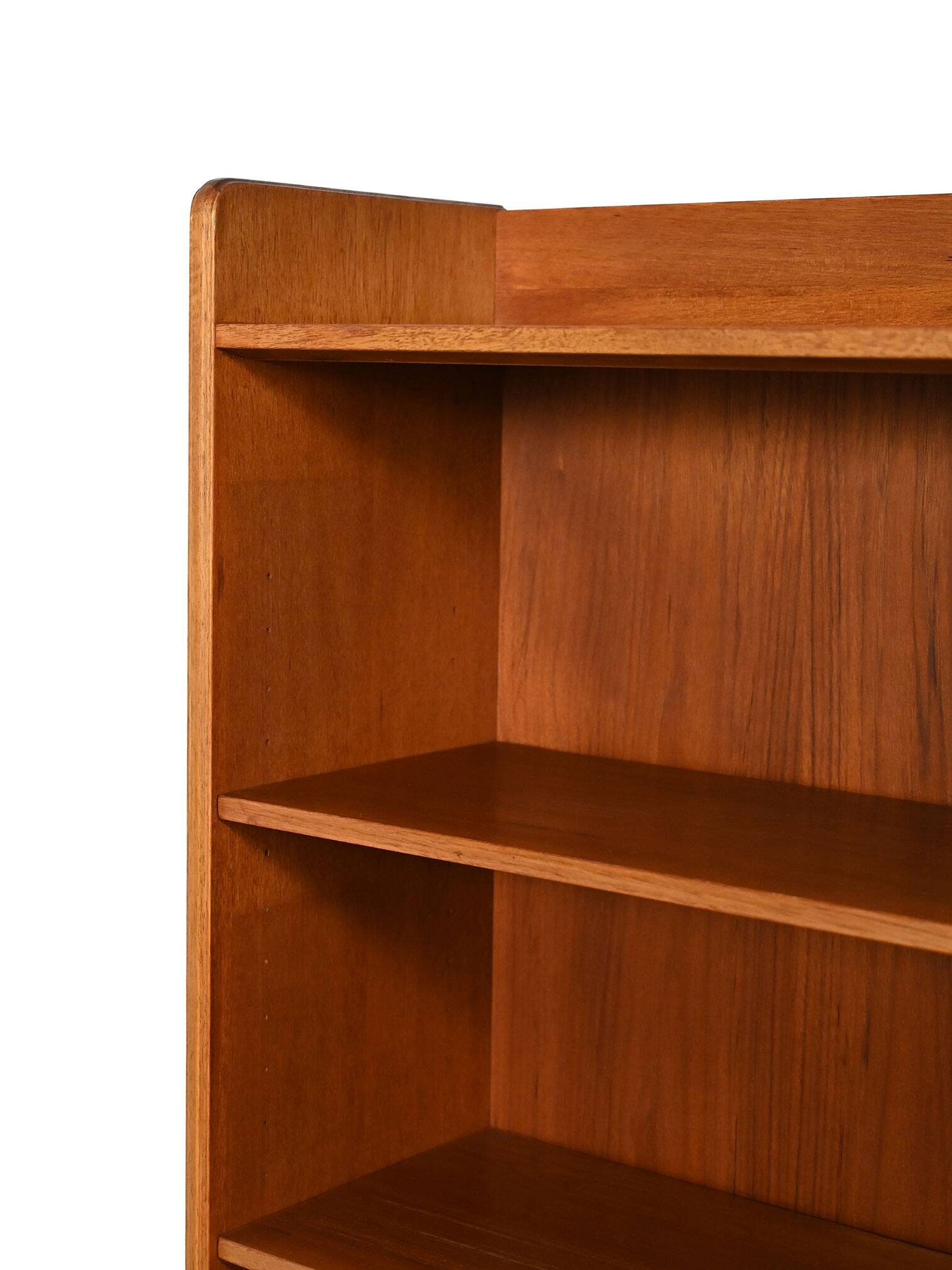 Scandinavian teak bookcase by Ferdinand Lundquist, 1960s