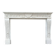 Louis XVI Style Fireplace in Very Finely Carved Carrara Marble