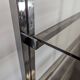 Chrome and smoked glass shelf from the 1970s.