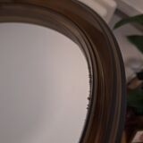 Vintage smoked plexiglass mirror