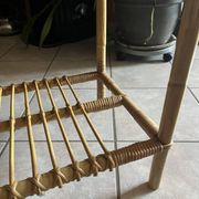Bamboo and rattan coffee table
