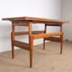 Table danoise monte et baisse en teck, 1960