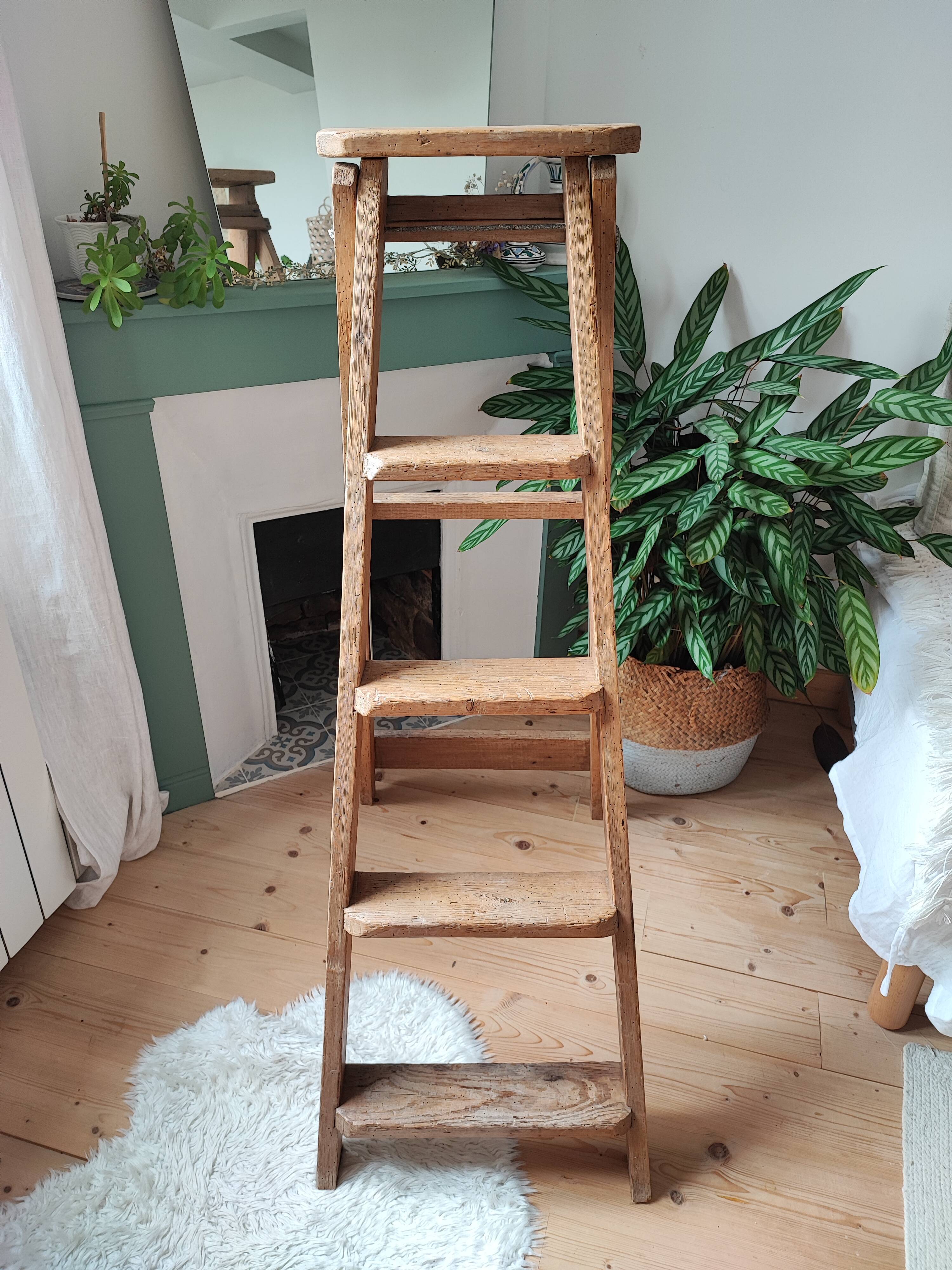 Wooden stepladder